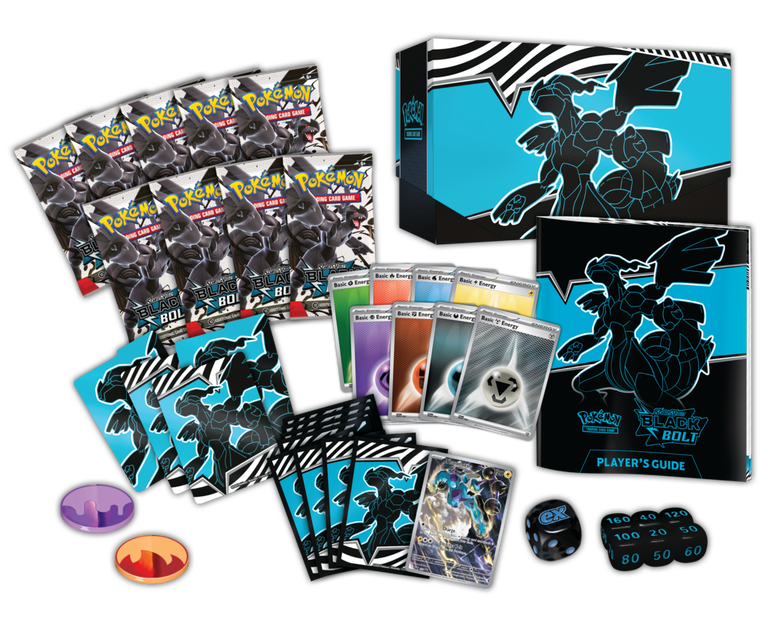 Pokémon TCG: Scarlet & Violet - Black Bolt - Elite Trainer Box (3)