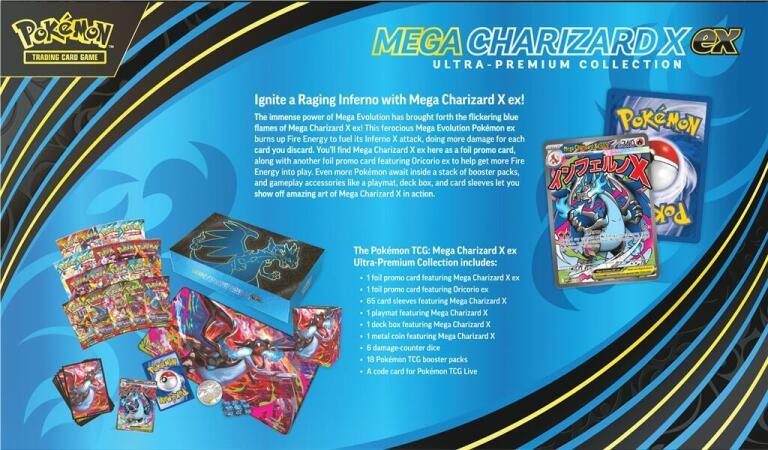 Pokémon TCG: Mega Charizard X ex - Ultra-Premium Collection (4)
