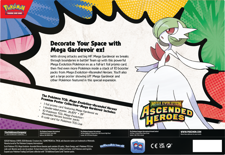 Pokemon TCG: ME 02,5 Prem Poster Mega Gardevoir (1 sztuka na klienta) (3)