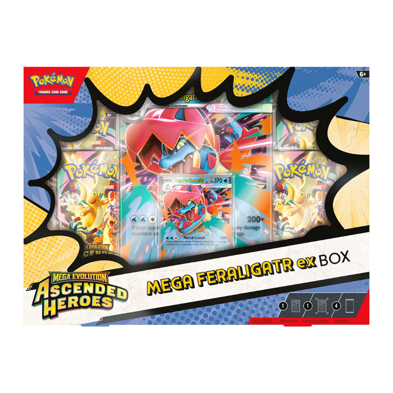 Pokemon TCG: ME02,5 Mega Feraligatr ex Box (1 sztuka na klienta) (1)