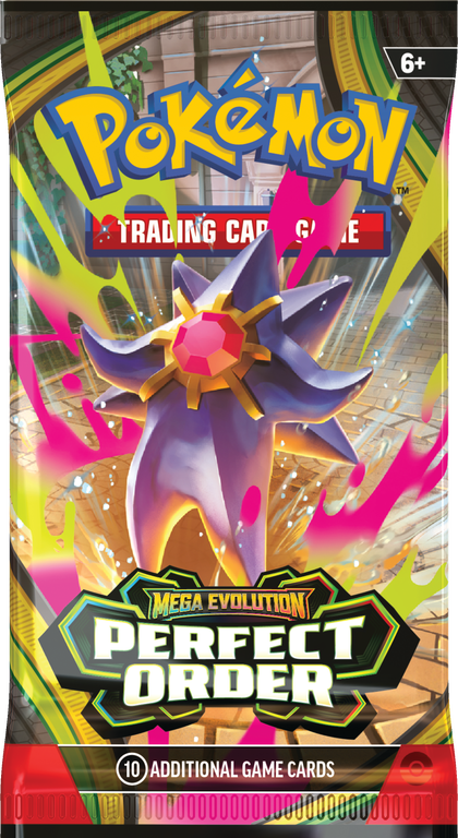 Pokémon TCG: Mega Evolution - Perfect Order -  6 x Booster (1 zestaw na klienta) (3)