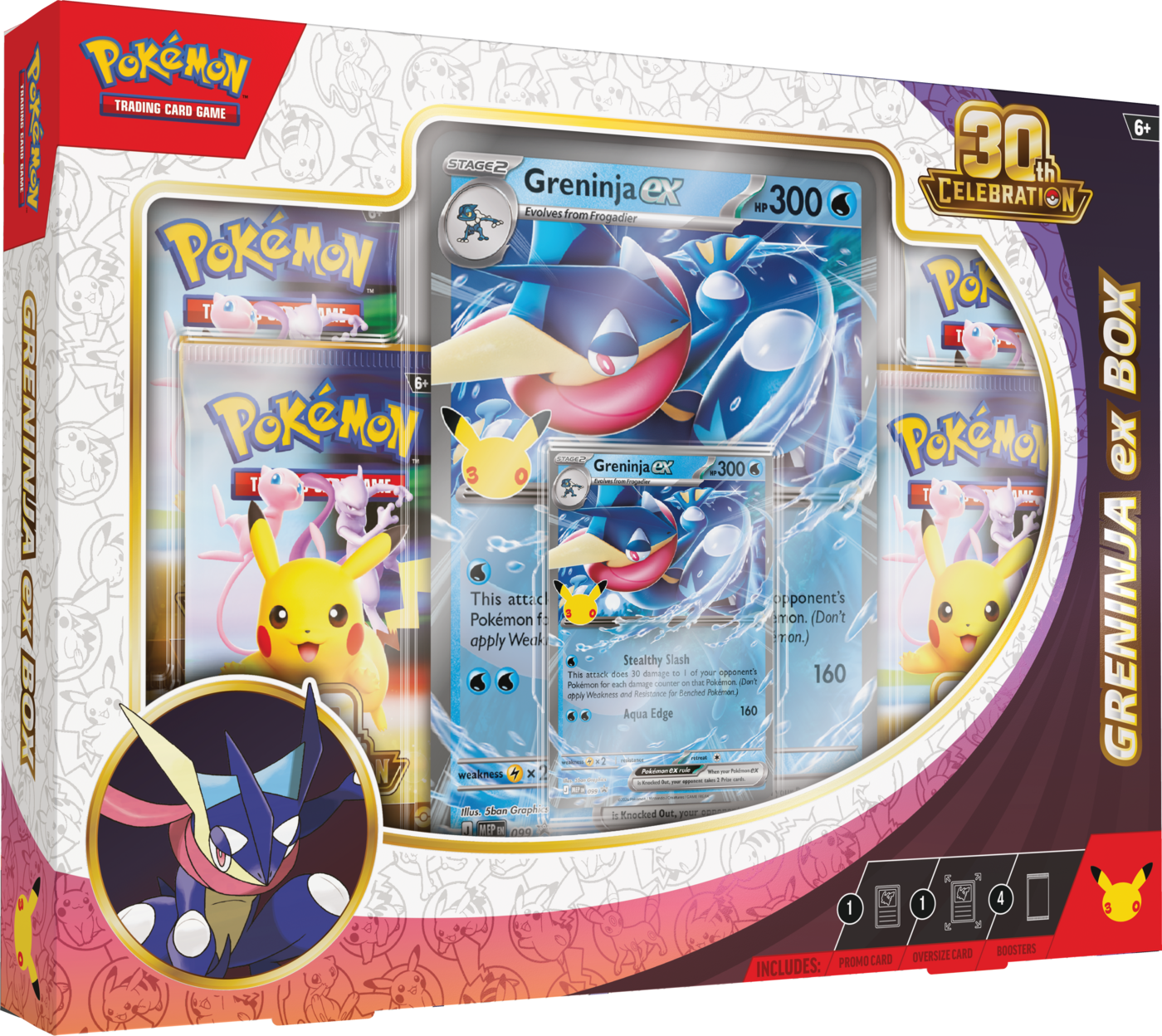 Pokémon TCG: 30th Celebration - Ex Box - Sylveon ex & Greninja ex (limit 3 sztuk) (2)