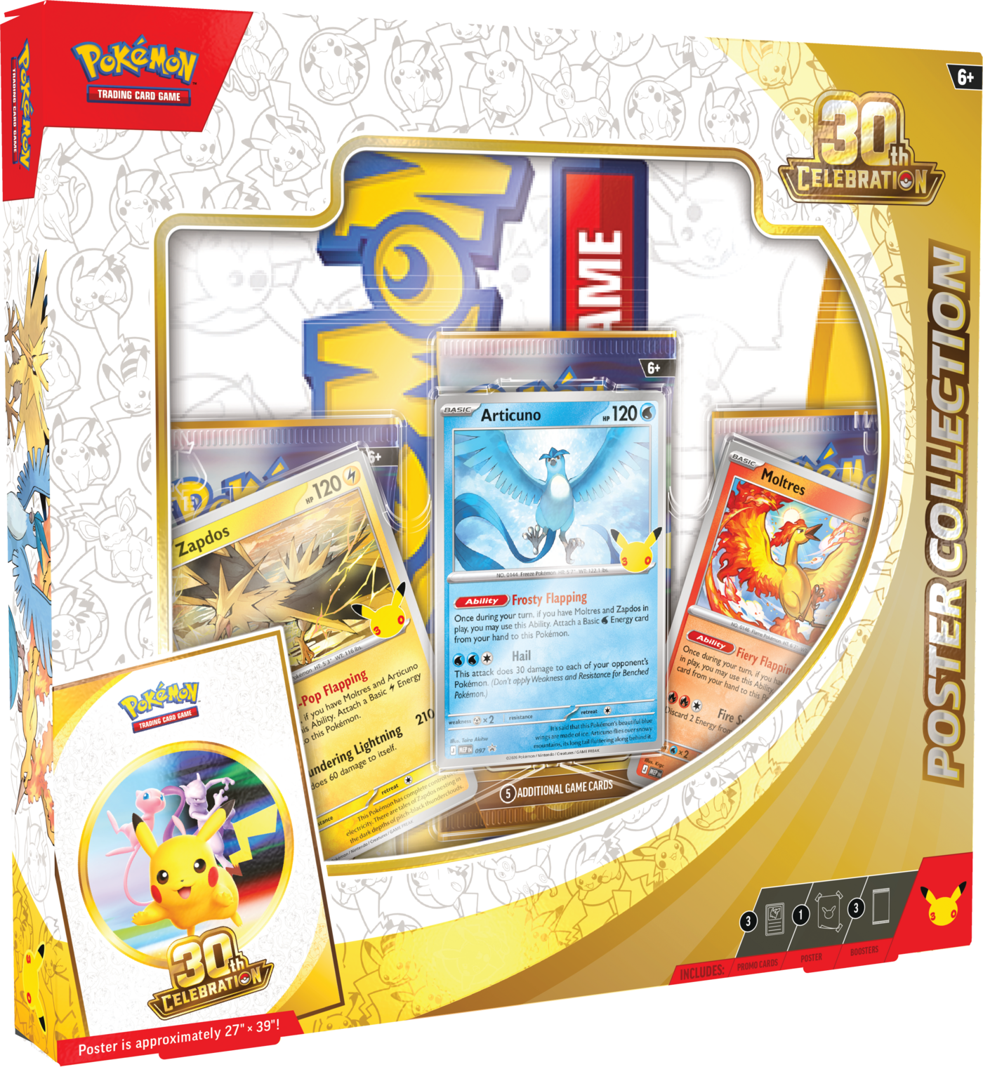 Pokémon TCG: 30th Celebration - Poster Collection (limit 6 sztuk)