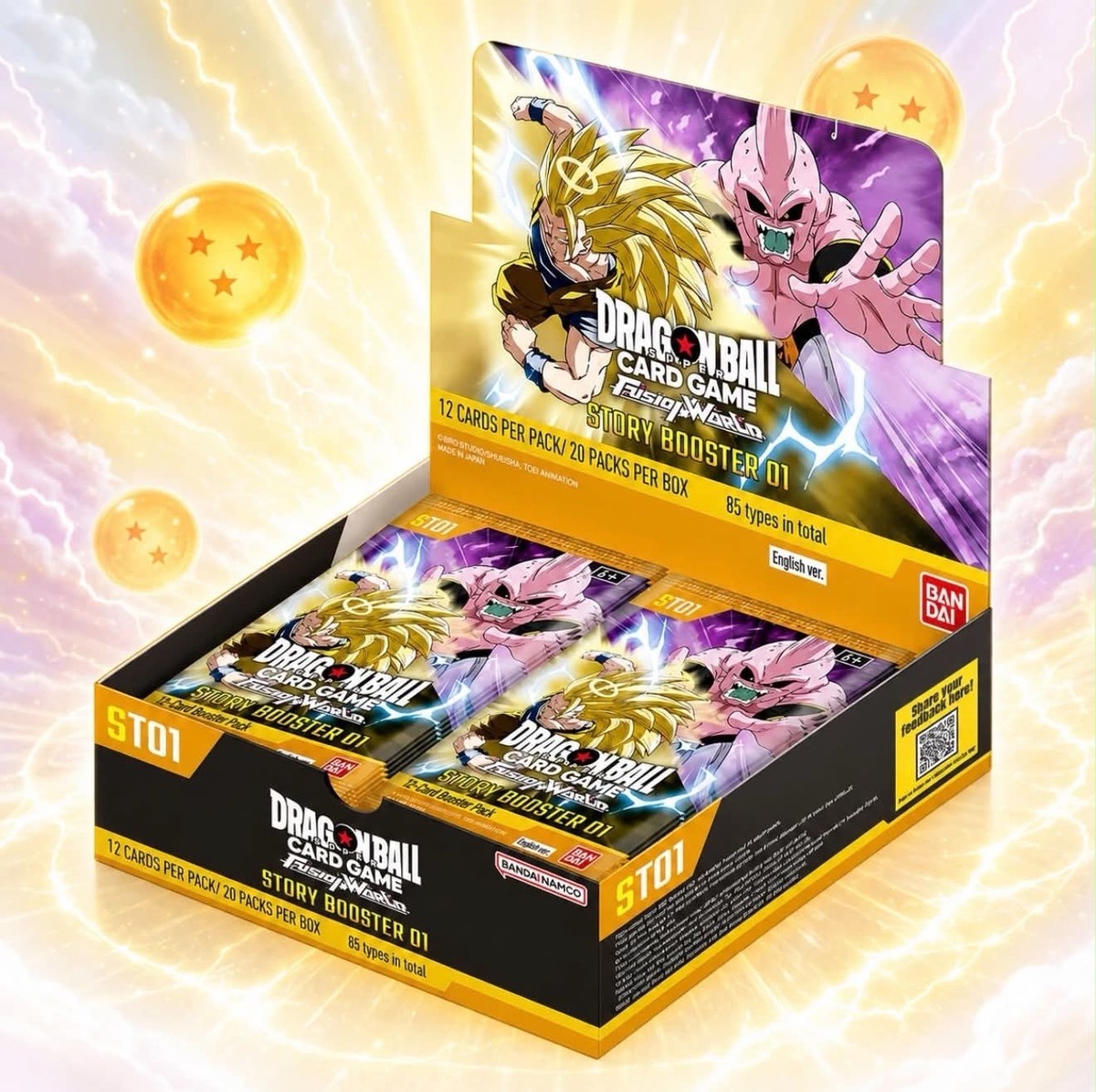 Dragon Ball Super Card Game Fusion World Special / Story Booster Display 01 [ST01] (20 Packs) - EN (limit 1 sztuki)